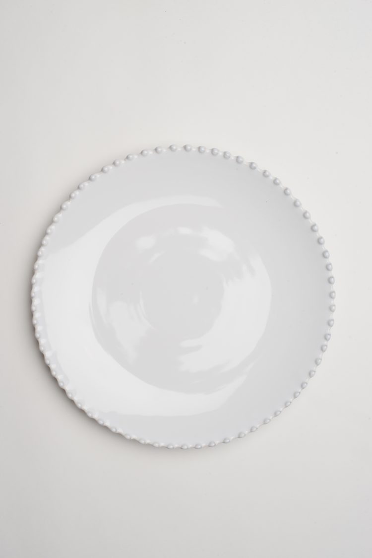 Pearl White Dinner Plate DC Wedding and Party Rentals
