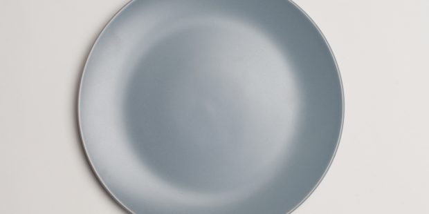 Grey Stoneware Salad Plate