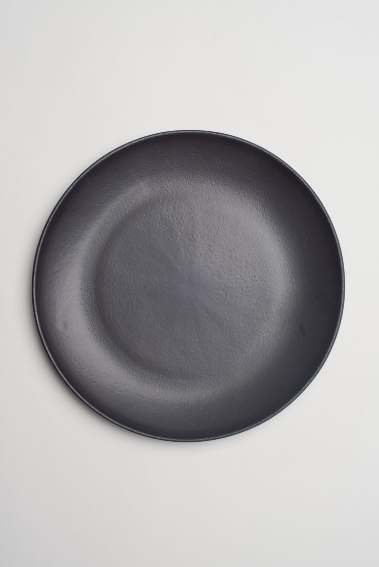 Black Dinner Plate Modern Wedding Rentals in Charlottesville Virginia