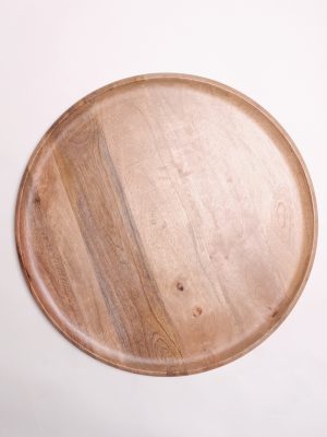 Mango Wood Round Tray