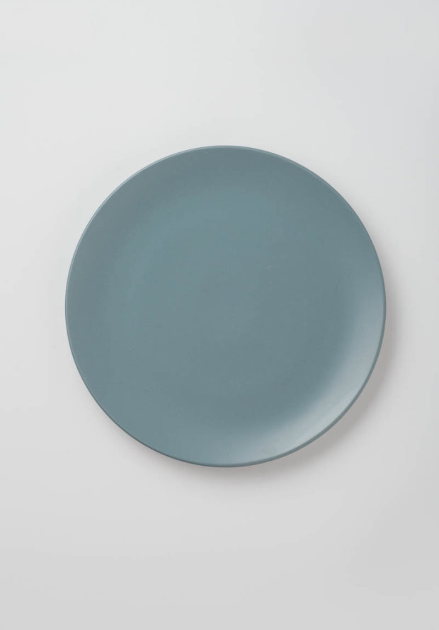 Grey Stoneware Dinner Plate