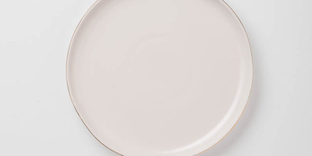 Audrey Gold Salad Plate