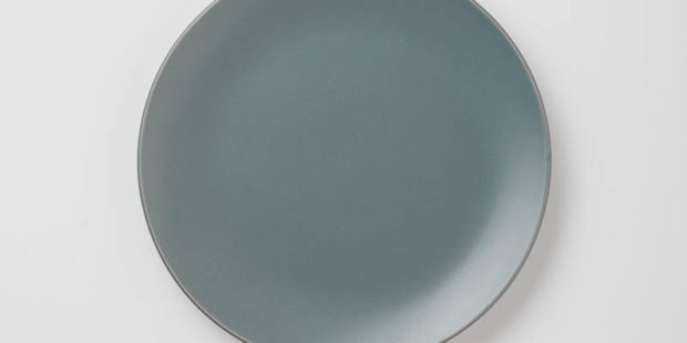 Grey Stoneware Salad Plate