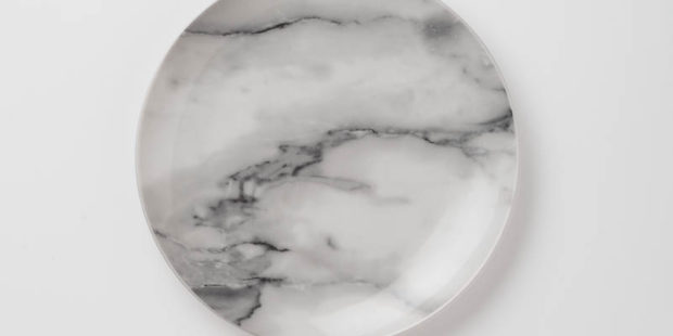 Modern Marble Salad Plate