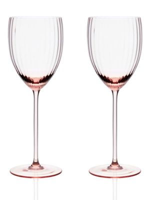 Rose White Wine / Water Glass