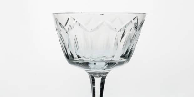 Vintage Champagne Coupe