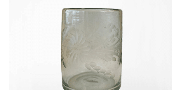 Ellie Etched Lowball Rocks Glass